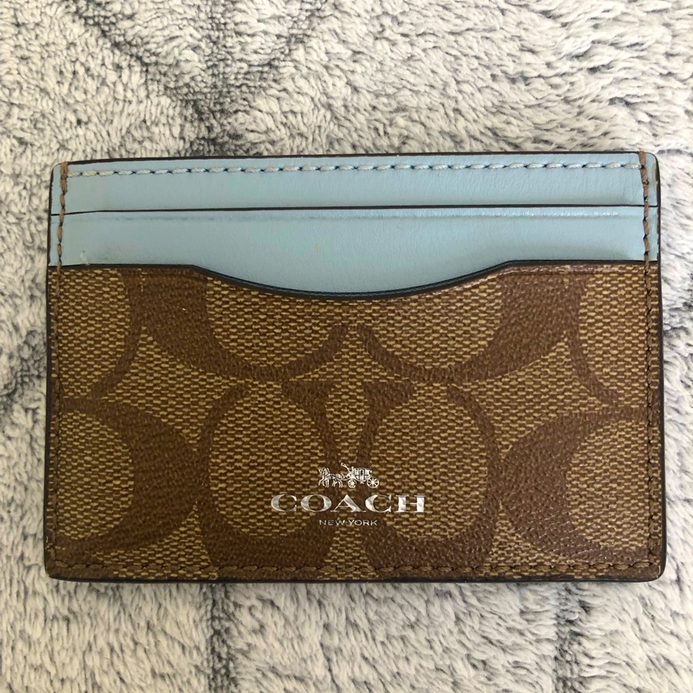 EUC Coach card wallet